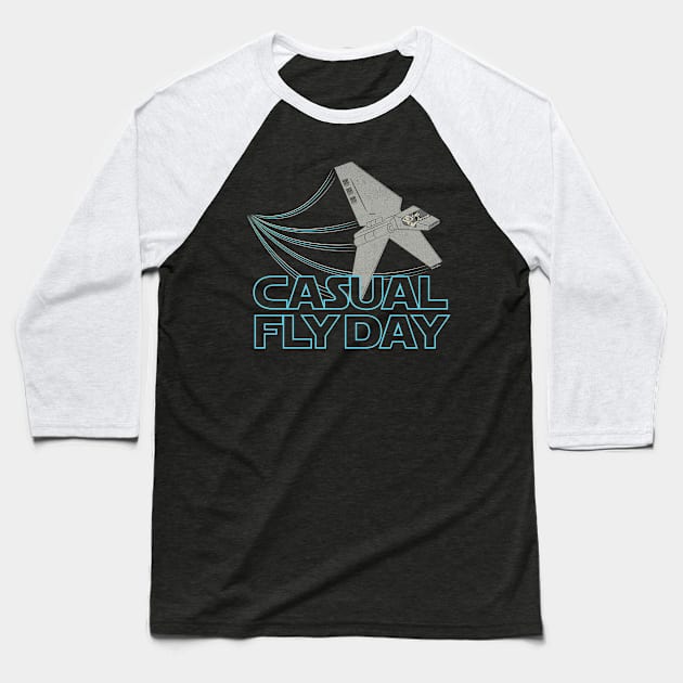 Casual Fly Day Baseball T-Shirt by brockart